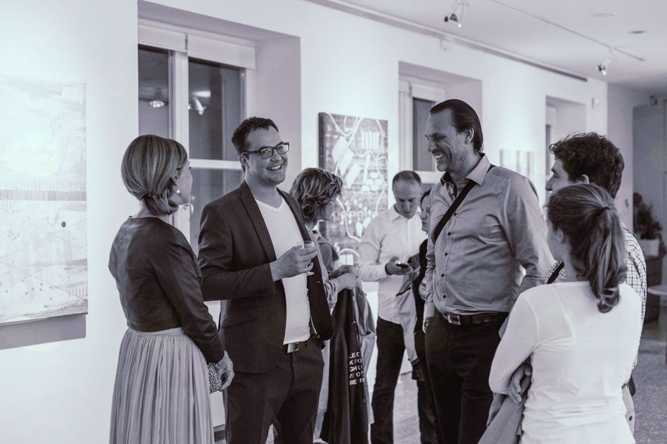 Simon Vovk razstavlja v galeriji Herman Pečarič