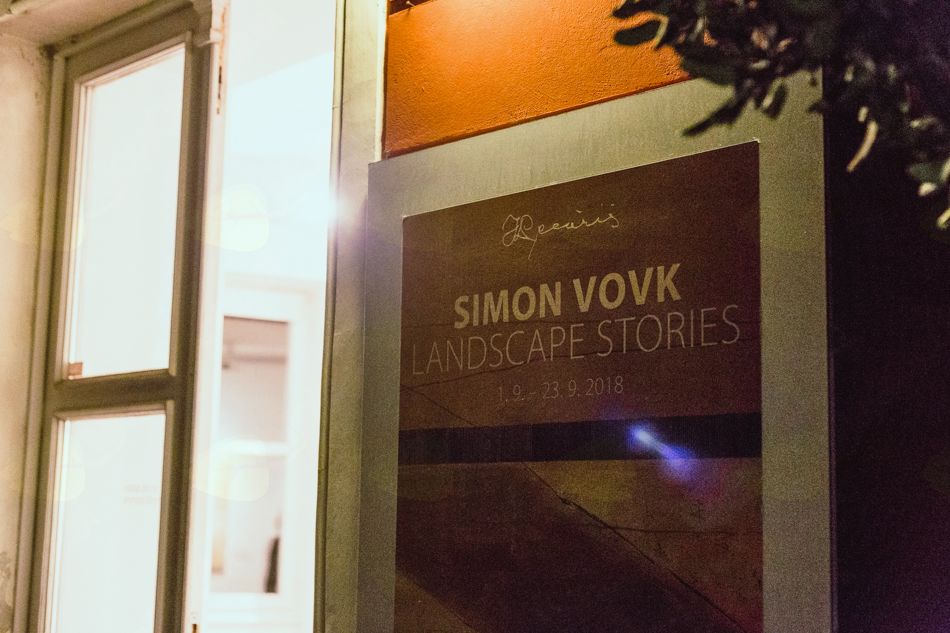 Simon Vovk razstavlja v galeriji Herman Pečarič