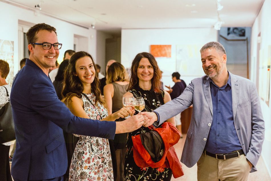 Simon Vovk razstavlja v galeriji Herman Pečarič