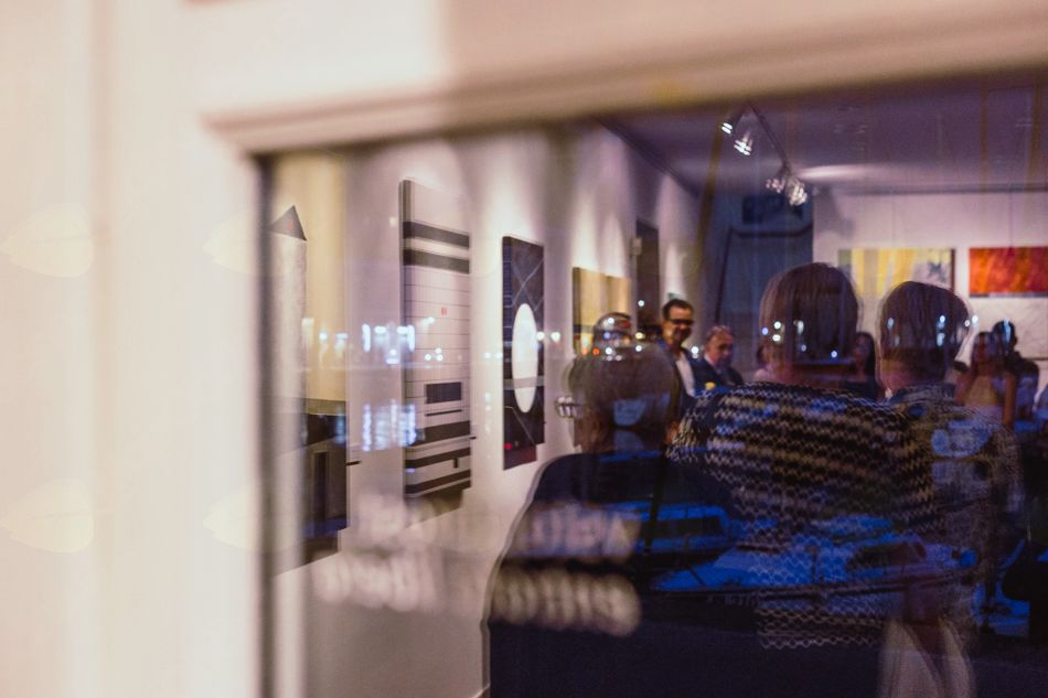 Simon Vovk razstavlja v galeriji Herman Pečarič