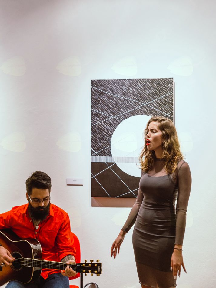 Simon Vovk razstavlja v galeriji Herman Pečarič