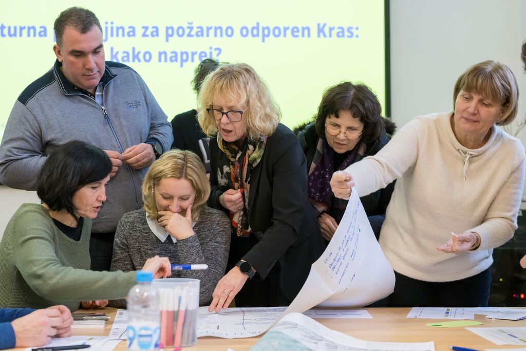 Kulturna pokrajina za požarno odporen Kras – posvet in delavnica na Cerju