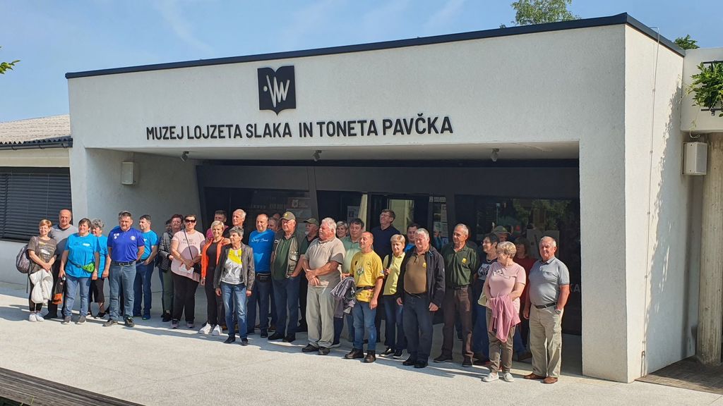 Obisk muzeja Lojzeta slaka in Toneta Pavčka