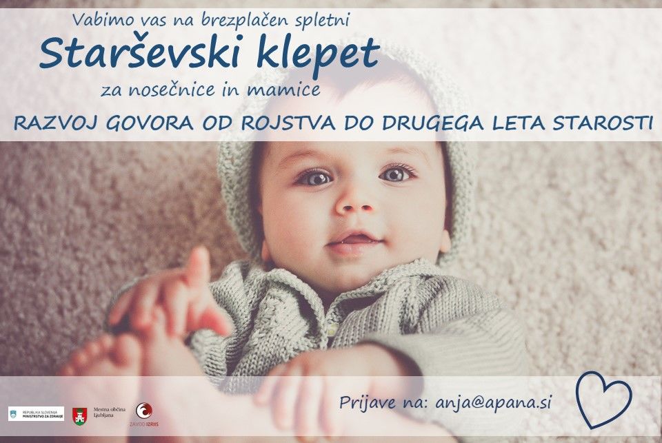 Razvoj govora od rojstva do drugega leta starosti