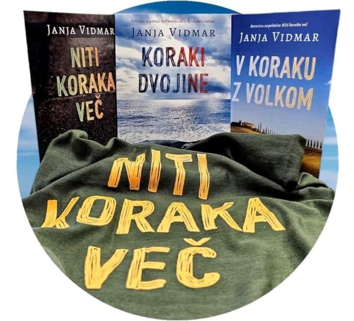Janja Vidmar: predstavitev trilogije Niti koraka več, V koraku z volkom in Koraki dvojine.