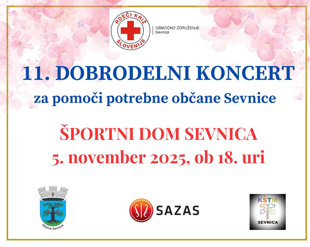 11. dobrodelni koncert Za pomoči potrebne občane Sevnice