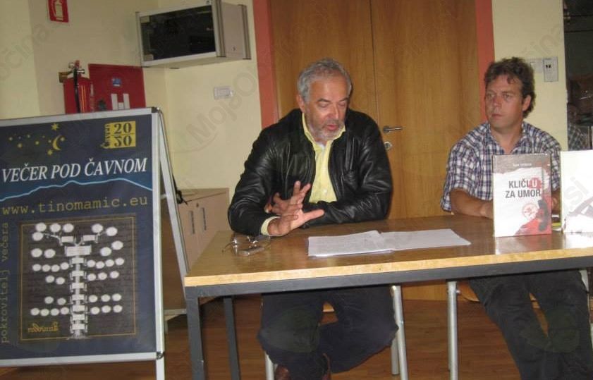 Publicista Igor Omerza (levo) in Tino Mamić