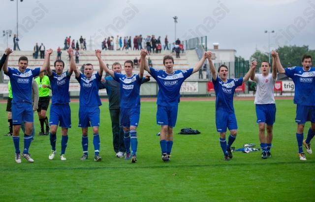 Igralci Nogometnega kluba Roltek Dob naslednjo sezono v prvi ligi