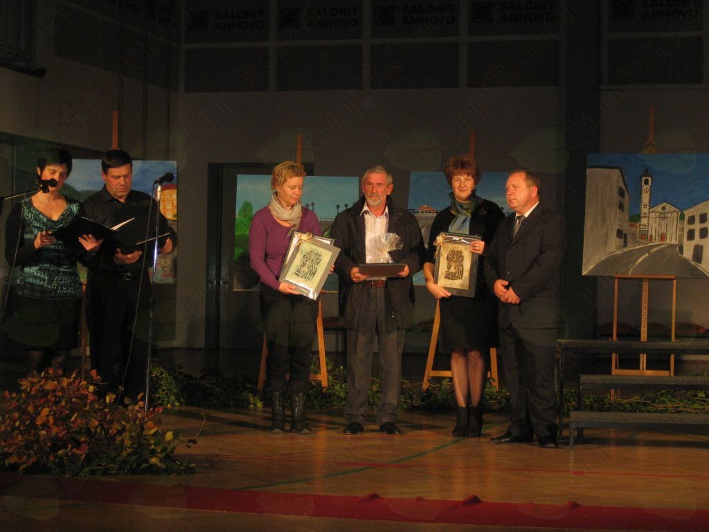 Nagrajenci Krajevne skupnosti Kanal 2011. Foto: Lora Zimic