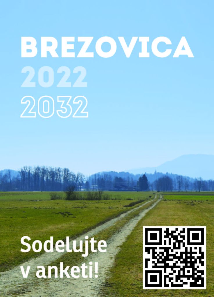 Sodelujte v anketi in soustvarjajte nadaljnji razvoj Občine Brezovica - anketa podaljšana do 30.4.2022