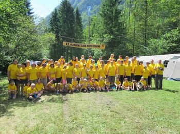 Planinski tabor Mladinskega odseka v Kamniški Bistrici