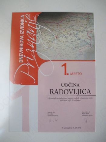 Priznanje za turistom najbolj prijazen kraj Priznanje za turistom najbolj prijazen kraj