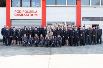 Zbor članov gasilskega društva Polzela