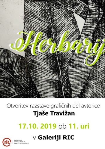 Otvoritev razstave grafik Herbarij