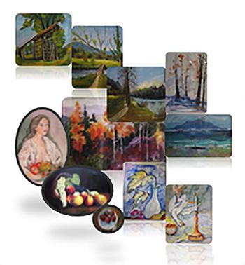 Odprtje razstave LKD Mavrica z naslovom Jesen - Mavrične prispodobe