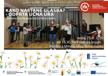 KAKO NASTANE GLASBA? - ODPRTA UČNA URA