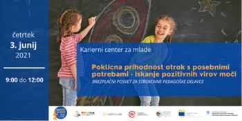 Posvet »POKLICNA PRIHODNOST OTROK S POSEBNIMI POTREBAMI – ISKANJE POZITIVNIH VIROV MOČI«