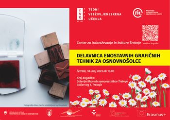 Delavnica enostavnih grafičnih tehnik za osnovnošolce