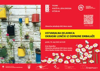 Ustvarjalna delavnica: Okrasni lončki iz odpadne embalaže