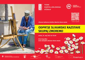 Odprtje slikarske razstave Skupaj zmoremo