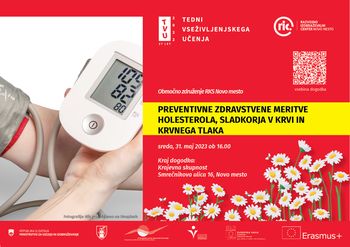 Preventivne zdravstvene meritve holesterola, sladkorja v krvi in krvnega tlaka