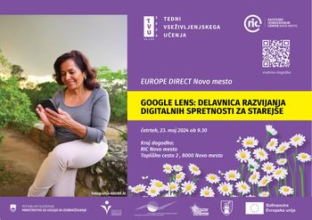 GOOGLE LENS: DELAVNICA RAZVIJANJA DIGITALNIH SPRETNOSTI ZA STAREJŠE