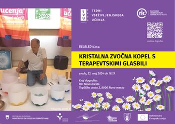 KRISTALNA ZVOČNA KOPEL S TERAPEVTSKIMI GLASBILI