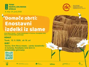 Domače obrti: Enostavni izdelki iz slame