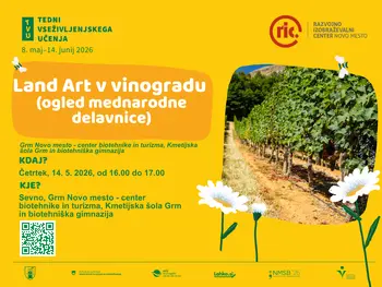 Land Art v vinogradu (ogled mednarodne delavnice)