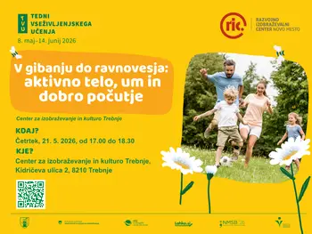 V gibanju do ravnovesja: aktivno telo, um in dobro počutje