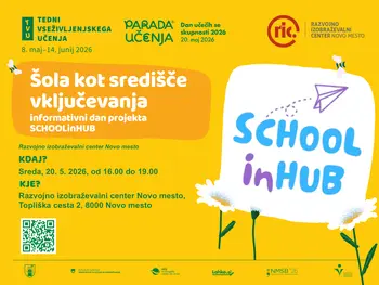 Šola kot središče vključevanja (informativni dan projekta SCHOOLinHUB)