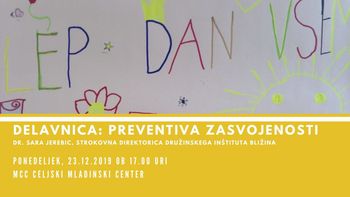 Delavnica: Preventiva zasvojenosti 