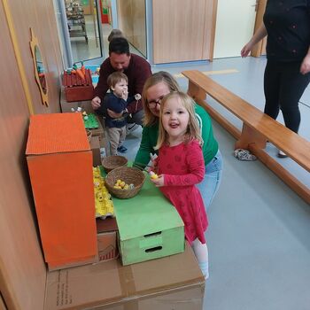 Velikonočni gibalni poligon za malčke in njihove družine