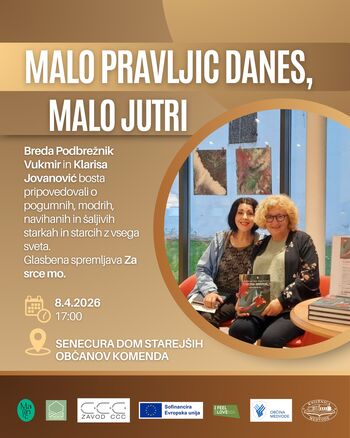 Malo danes, malo jutri: pravljice o modrih starkah in starcih z vsega sveta