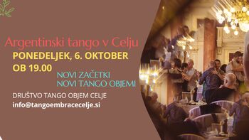 Argentinski tango v Celju - VABILO