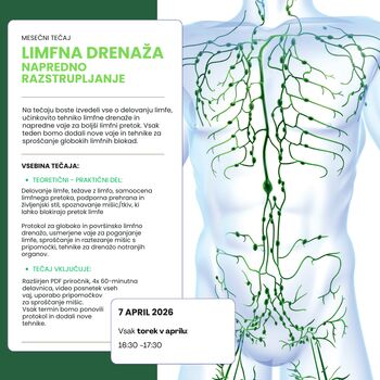 Tečaj Limfa S.O.S. - spoznaj svoj limfni sistem in se razstrupi