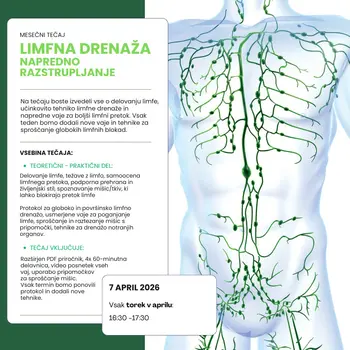 Tečaj Limfa S.O.S. - spoznaj svoj limfni sistem in se razstrupi