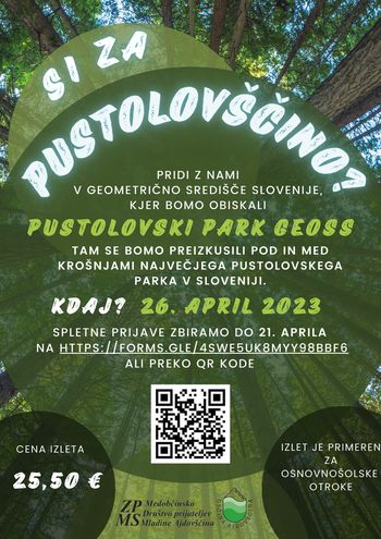 Izlet v Pustolovski park GEOSS