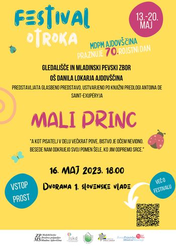 Festival Otroka - Glasbena predstava MALI PRINC