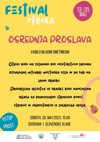 OSREDNJA PROSLAVA OB 70. ROJSTNEM DNEVU DRUŠTVA PRIJATELJEV MLADINE AJDOVŠČINA