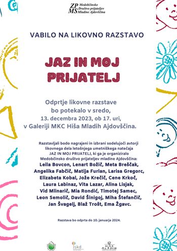 ODPRTJE LIKOVNE RAZSTAVE JAZ IN MOJ PRIJATELJ