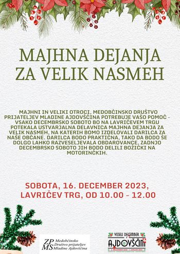 MAJHNA DEJANJA ZA VELIK NASMEH