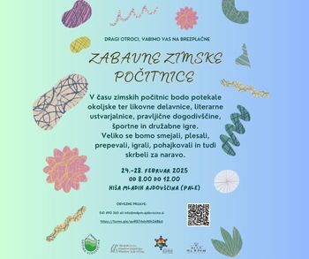 POČITNIŠKE DELAVNICE V HIŠI MLADIH