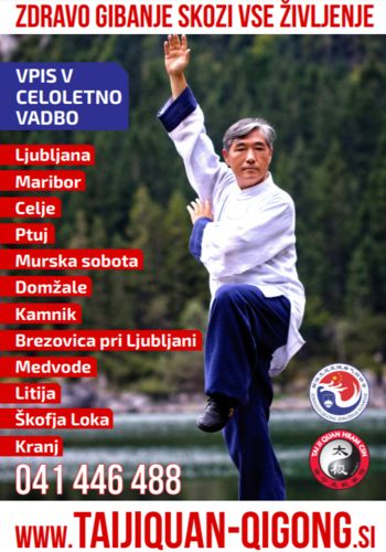 Začetni tečaj kitajskih veščin gibanja Taijiquan in Qigong
