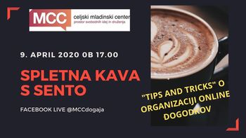 Spletna kava s Sento o organizaciji online dogodkov