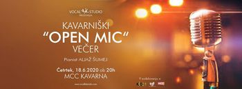 Kavarniški "OPEN MIC" večer