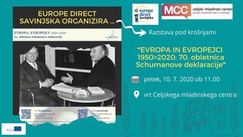 Razstava pod krošnjami: "Evropa in Evropejci 1950-2020"