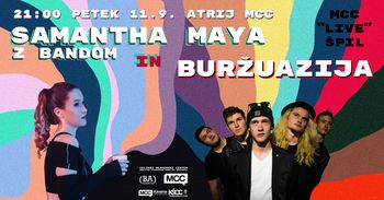 MCC "live" špil @Samantha Maya z bendom