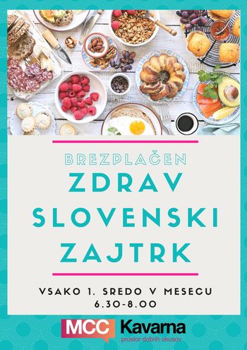 Brezplačen zdrav slovenski zajtrk