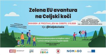 Zelena EU avantura na Celjski koči - PRESTAVLJENO!
